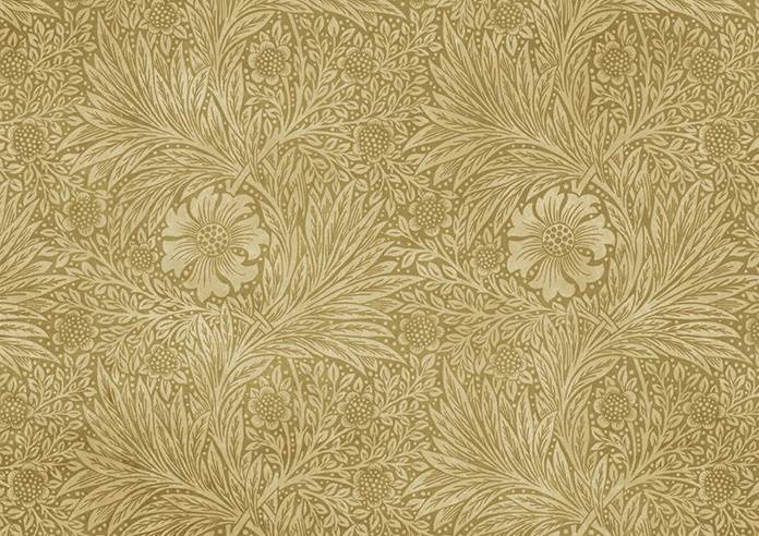 William Morris At Home Marigold Velvet, Ochre - Twist&Fit Roman Blind - Image 8